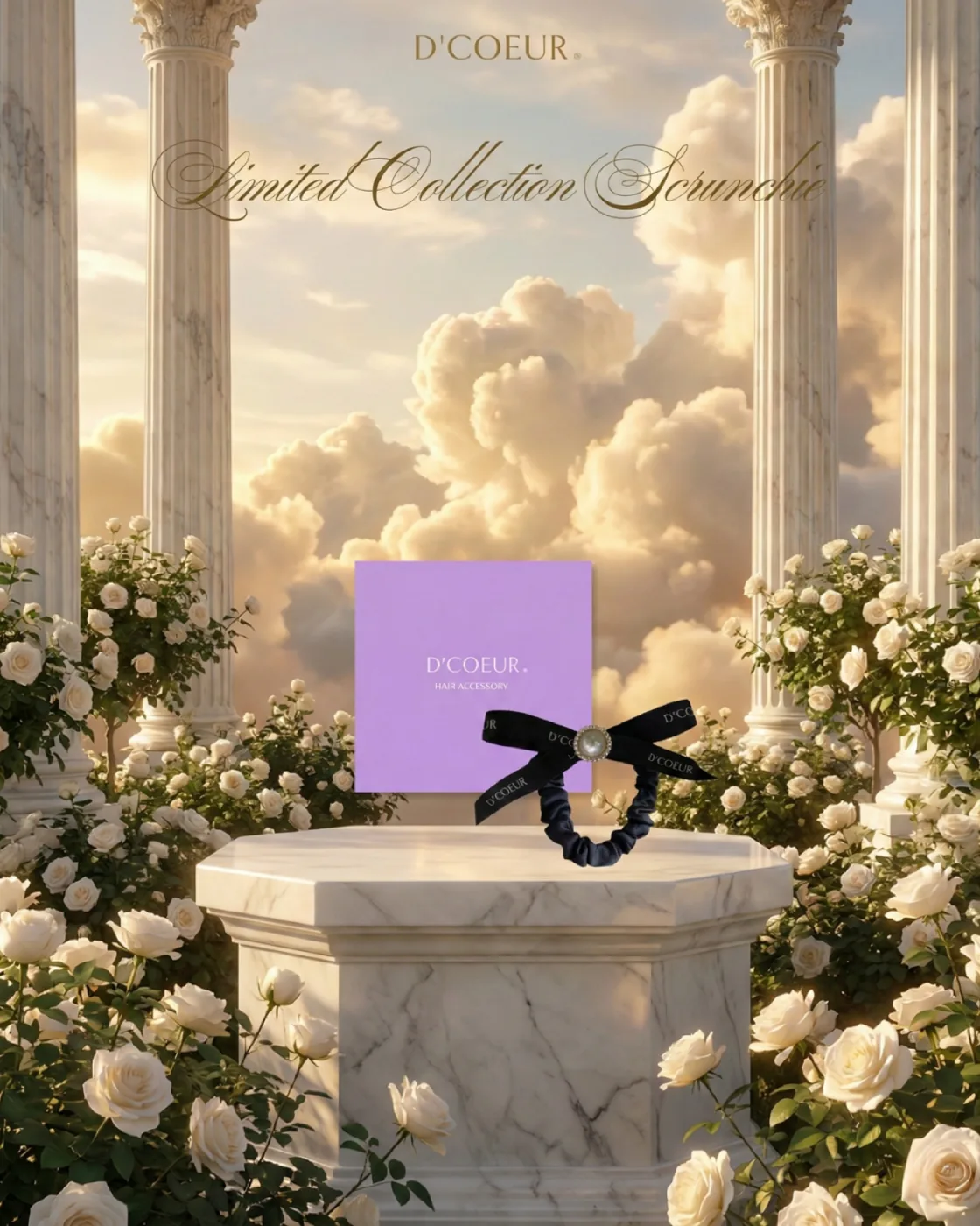 D'COEUR Limited Collection Scrunchie